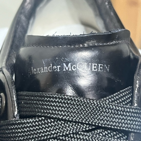 Alexander McQueen Larry Sneakers “Custom” Stealth Black Men’s Sz. 11 (44) - Picture 10 of 14